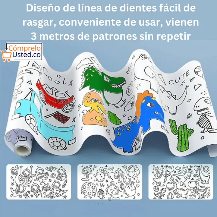 Rollo Adhesivo para Pintar 3 metros| Paga 1 lleva 3