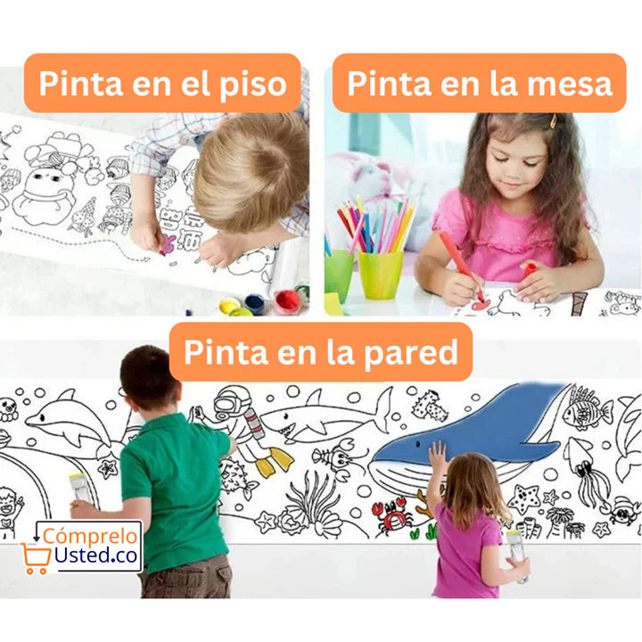 Rollo Adhesivo para Pintar 3 metros| Paga 1 lleva 3