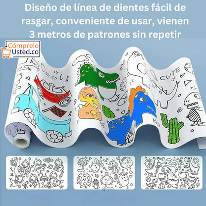 Rollo Adhesivo para Pintar 3 metros| Paga 1 lleva 3