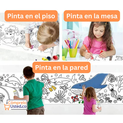Rollo Adhesivo para Pintar 3 metros| Paga 1 lleva 3